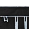 vidaXL foldeklædeskab 110 x 45 x 175 cm sort