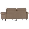 vidaXL 2-personers sofa 140 cm kunstl&aelig;der cappuccino