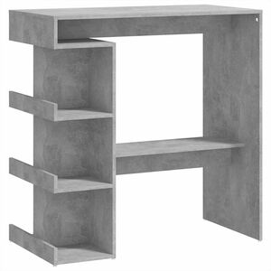 vidaXL barbord m. stativ 100x50x101,5 cm konstrueret tr&aelig; betongr&aring;