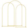 vidaXL Bryllupsbue 3 stk. Guld 120 x 40 x 217 cm St&aring;l