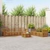 vidaXL Sofas&aelig;t 8 pcs Naturfarvet Massivt Akacietr&aelig;