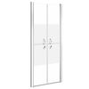 vidaXL brused&oslash;r 71x190 cm delvist matteret sikkerhedsglas