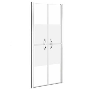 vidaXL brused&oslash;r 71x190 cm delvist matteret sikkerhedsglas