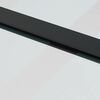 vidaXL skyded&oslash;r med hardwares&aelig;t 90x205 cm ESG glas sort