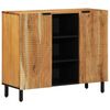vidaXL Sideboard Naturfarvet 90 x 33,5 x 75 cm Massivt Akacietræ