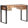 vidaXL skrivebord 110x50x76 cm massivt tr&aelig;