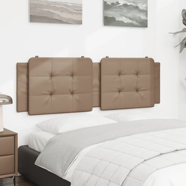 vidaXL gavlpude Zadar 160 cm kunstl&aelig;der cappuccinofarvet