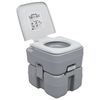 vidaXL transportabelt campingtoilet 20+10 l gr&aring;