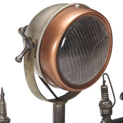vidaXL standerlampe med reparatørdesign jern