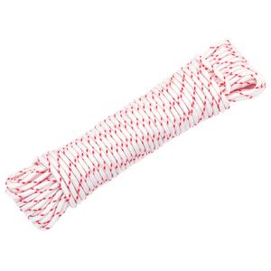 vidaXL startsnor &Oslash;3 mm 10 m nylon hvid og r&oslash;d