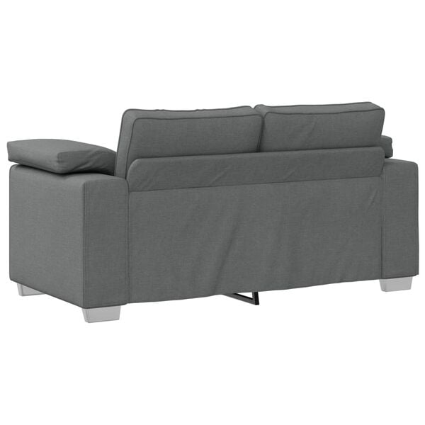 vidaXL Sofa 120cm M&oslash;rkegr&aring; Stof