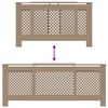 vidaXL radiatorskjuler 205 cm MDF