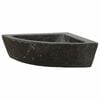 vidaXL Vask Gr&aring; (38-45) x (38-45) x 12 cm Flodsten