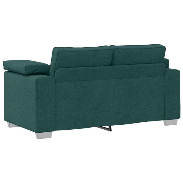 vidaXL Sofa M&oslash;rkegr&oslash;n 160 x 77 x 82 cm Stof