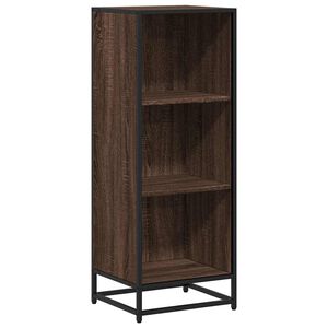 vidaXL bogreol 40x35x107,5 cm konstrueret tr&aelig; brun egetr&aelig;sfarve
