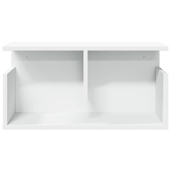 vidaXL v&aelig;gskab 60x20x30 cm konstrueret tr&aelig; hvid