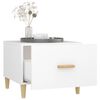 vidaXL sofaborde 2 stk. 50x50x40 cm konstrueret træ hvid