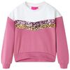 vidaXL Sweatshirt til b&oslash;rn str. 104 pink