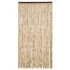 vidaXL flueforhæng 100x200 cm chenille beige