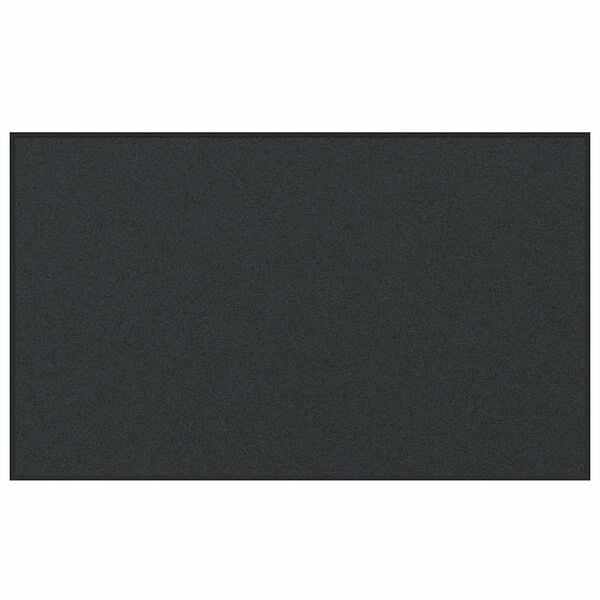 vidaXL Dørmåtte Andet Sort 90 x 150 cm Polypropylen og vinyl