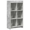 vidaXL Bogreol Beton Gr&aring; 59 x 30 x 111 cm Konstrueret tr&aelig;