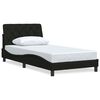 vidaXL Sengeramme uden madras Sort 100x200 cm Stof