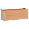vidaXL H&oslash;jbed Brun 100 x 30 x 36 cm alu.