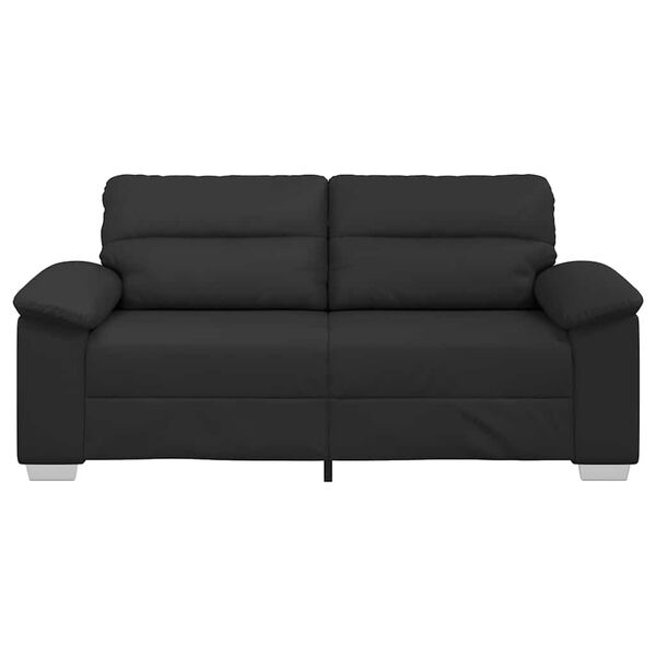 vidaXL 2-personers sofa sort 180x81x84 cm kunstl&aelig;der
