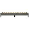 vidaXL Boxspring sengeramme M&oslash;rkegr&aring; 90x200 cm Fl&oslash;jl