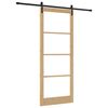 vidaXL Skyded&oslash;r Andet ORKDAL Brun 93 x 232 cm