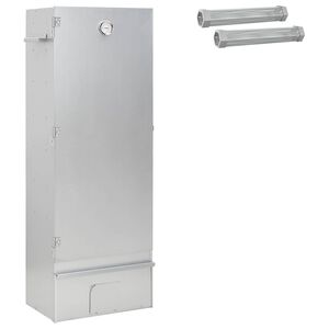 vidaXL Ryggerovn 3 stk. 44,5 x 29 x 110 cm Galvaniseret st&aring;l S&oslash;lv
