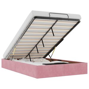 vidaXL osmannisk sengeramme uden madras 120x190 cm fl&oslash;jl lyser&oslash;d