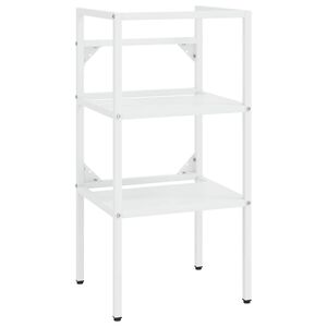 vidaXL badev&aelig;relsesm&oslash;bel til h&aring;ndvask 40x38x83 cm jern hvid