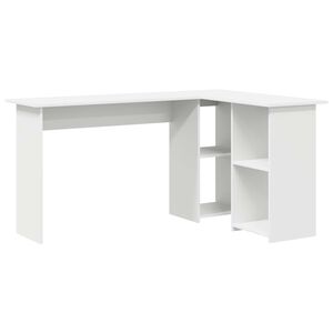vidaXL Bord Hvid 142 x 102 x 73 cm Konstrueret tr&aelig;