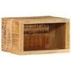 vidaXL Natskab Brun 40 x 30 x 25 cm Massivt mangotr&aelig;