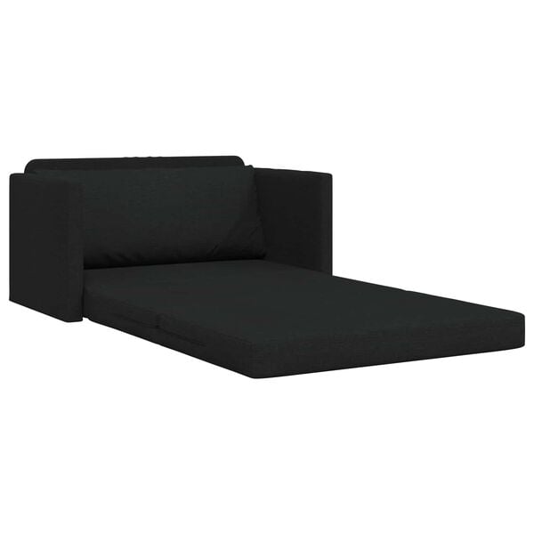 vidaXL Sovesofa 110cm Sort Stof