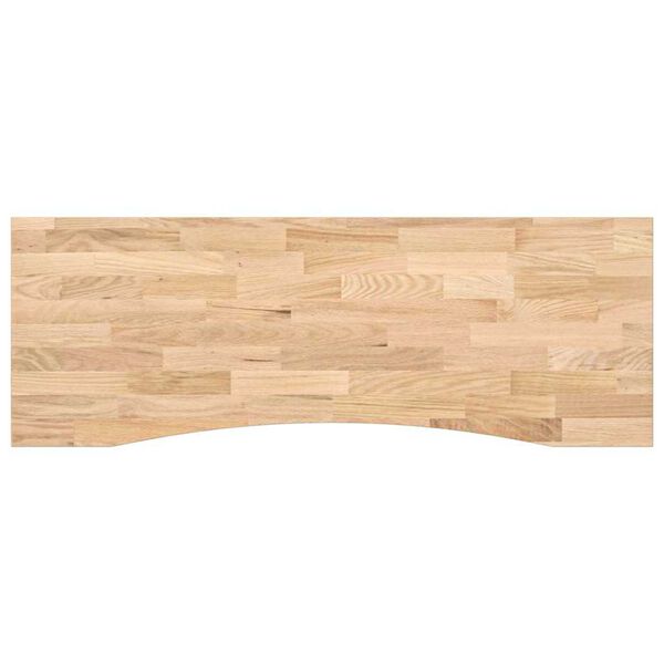 vidaXL bordplade ubehandlet 140x60x2,5 cm massivt egetr&aelig; rektangul&aelig;r