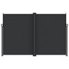 vidaXL sammenrullelig sidemarkise 220x1000 cm sort