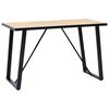 vidaXL spisebord 120 x 60 x 75 cm MDF egetr&aelig;sfarve
