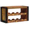 vidaXL Vinfad Brun 80 x 45 x 33 cm Solid genvundet tr&aelig;