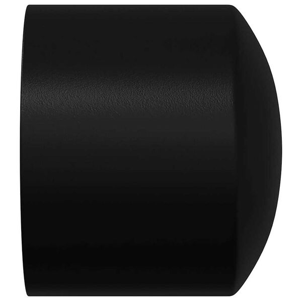 vidaXL Fodboldbord Endekapper 10 pcs Sort 1,9 x 1,9 x 1,6 cm Plastik