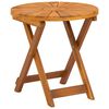 vidaXL Bistrobord Naturfarvet &Oslash;45 x 45 cm Massivt Akacietr&aelig;