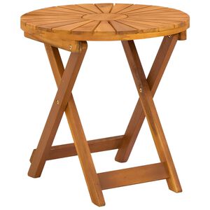 vidaXL Bistrobord Naturfarvet &Oslash;45 x 45 cm Massivt Akacietr&aelig;