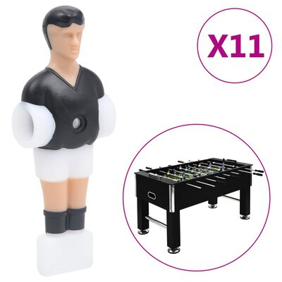 vidaXL spillerfigurer til bordfodbold til 12,7 mm stang 22 stk.