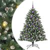 vidaXL Kunstigt juletr&aelig; Gr&oslash;n 150 cm PVC og plastik og st&aring;l