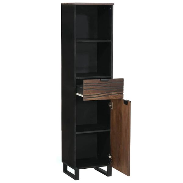 vidaXL Badev&aelig;relsesskabsunder Valn&oslash;d 38 x 33 x 160 cm Konstrueret tr&aelig;