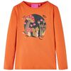 vidaXL Lang&aelig;rmet T-shirt til b&oslash;rn str. 92 cm orange