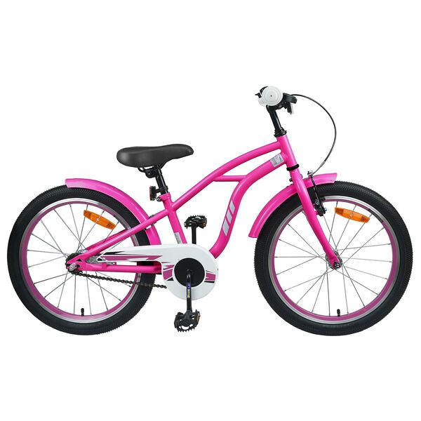 vidaXL B&oslash;rnecykel 20 tommer til b&oslash;rn i alderen 6-11 &aring;r M&oslash;rk pink