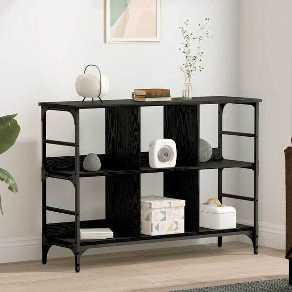 vidaXL Sideboard Sort 102 x 32 x 73.5 cm Konstrueret træ