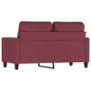 vidaXL 2-personers sofa 120 cm stof vinr&oslash;d